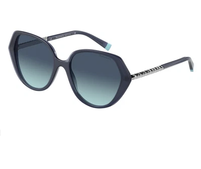Gafas de sol Tiffany & Co TF4179-B 8315/9S 55 azul ópalo plateado 4179 Foto 1 de 2