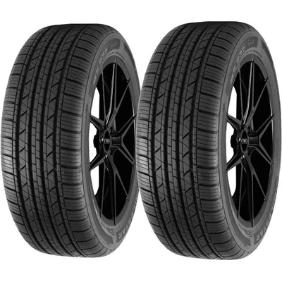 (QTY 2) 215/60R17 Milestar MS932 Sport 100H XL Black Wall Tires - Image 1 of 4