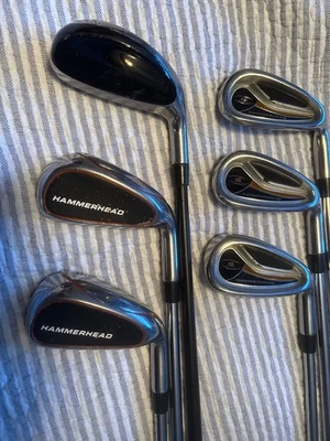 Tiger Shark Hammerhead Iron Set 5-9 + Hybrid 4 Stiff Flex Steel Irons MidFirm HB - Image 1 of 4