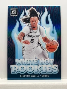 2024-25 Donruss Optic - Stephon Castle; White Hot Rookies Purple Prizm (RC) #6 - Foto 1 di 2