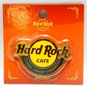 Hard Rock Café SINGAPORE CHANGI AIRPORT Classic Logo Magnet - Picture 1 of 1