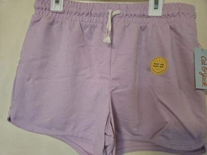 Neu Cat & Jack™ Kordelzug & elastischer Strick Pull-On KREIDE VIOLETT Shorts XXL (18) - Bild 1 von 4