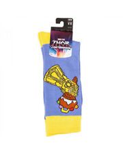 OFFICIAL MARVEL THOR: LOVE AND THUNDER INFINITY CONEZ MENS PAIR OF CREW SOCKS