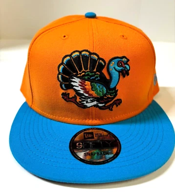 NEW ERA Augusta Green Jackets NE MILB Copa Turkey 2023 Snapback Hat~Orange