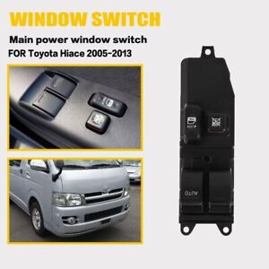 Left Driver Side Main Power Window Switch Control For Toyota Hiace 2005-2013