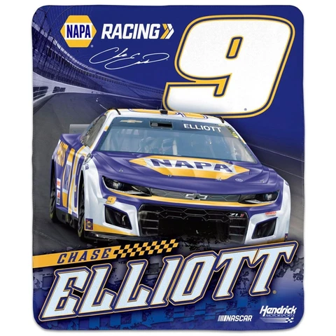 Chase Elliott 2023 Winning Image #9 NAPA 50x60 Throw Blanket Cover