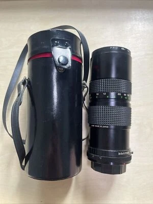 Quantaray 85-210mm f/3.8 Manual Focus Auto Zoom Lens Macro for Canon w Case - Image 1 of 4