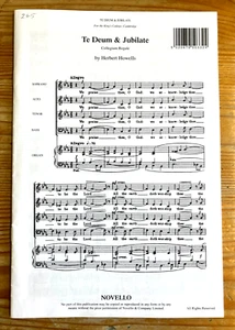 Howells: Te Deum & Jubilate (Collegium Regale) - sheet music - Picture 1 of 1