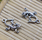 Wholesale Retro Gecko Animal Alloy Charms Pendant Jewelry Diy 21*14Mm