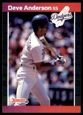 1989 Donruss #434 Dave Anderson - Image 1 of 2