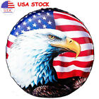 Spare Tire Cover 15" Eagle America Flag for Jeep Wrangler Liberty RV Trailer SUV