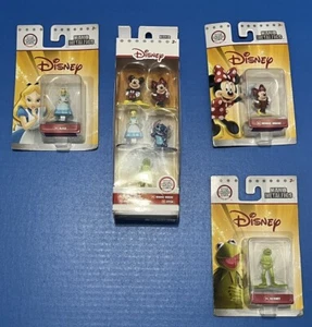 Jada Nano Metalfigs DISNEY Diecast Mickey,Minnie,Alice,Kermit, & Stitch & 3 Add - Picture 1 of 8