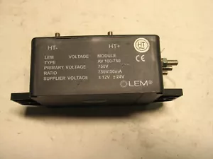 NUOVO ALIMENTATORE LEM AV 100-750 +/- 12..24V INGRESSO 750V/50ma USCITA A1027 - Foto 1 di 5