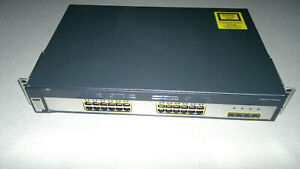 Cisco Switch WS-C3750G-24TS-S 24 x RJ45 GBit, 4 x SFP, SW 12.2(25)SEB4