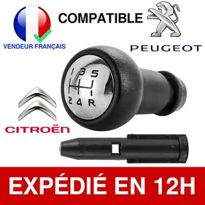 Pommeau De Vitesse 206 Levier De Vitesse Manuel Compatible Peugeot Et Citroen - Photo 1/9
