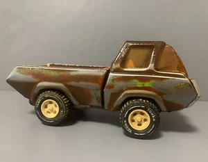 Vintage 1970’s Tonka Pickup Truck Pressed Metal Green Pony Puller - Picture 1 of 12