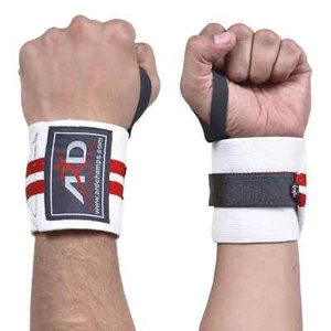 ARD CHAMPS Power Wrist Wraps 15" Gym Weight Lifting Support Straps Training - Picture 1 of 11