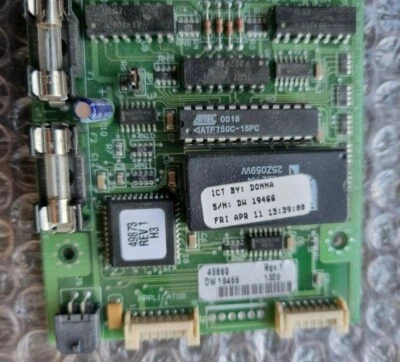 ZEBRA 49869 REV 1 REAL TIME CLOCK MODULE (IN3S3B2) REMOVED FROM A ZEBRA 170PAX3 - Image 1 of 3