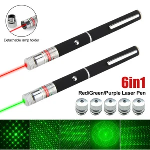 Gypsophila Green+Red Laser Pointer Pen Beam Optics Light Torch Rechargeable UK - Picture 1 of 12