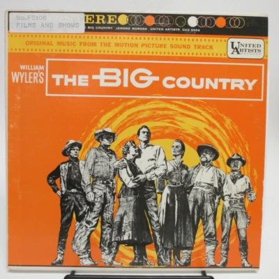 William Wylers' "THE BIG COUNTRY" Original Soundtrack LP 1958 Moross UAS 5004 - Image 1 of 3