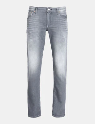 Pantalones de mezclilla para hombre $120,00 A|X Armani Exchange ajustados con bigotes, gris, 38 Foto 1 de 4