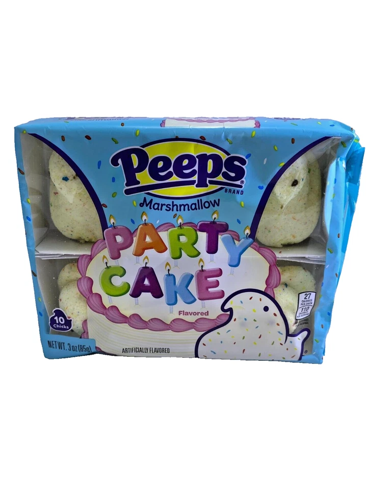 Marshmallow Peeps Party Cake Chicks 10ct