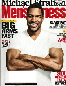 Men's Fitness Magazine March 2013 Michael Strahan Mark Harmon Katie Cassidy - Picture 1 of 3