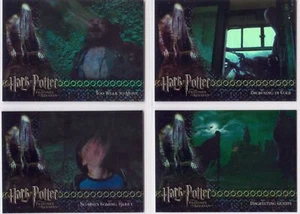 Harry Potter Prisoner Of Azkaban Update Complete 4 Card Box Topper Chase Set - Picture 1 of 1