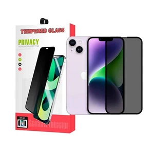 For Apple iPhone 14 Plus Privacy Full Tempered Glass Phone Screen Protector - Picture 1 of 24