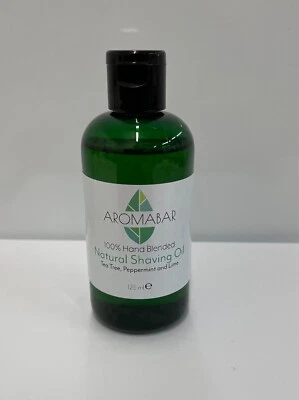 Aromabar natürliches Rasieröl mit Teebaum Pfefferminze & Limette 125ml