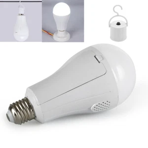 4X Led Bulb E27 15w With Hook Bulbs Cool White Portable Emergency 110v/220v - Picture 1 of 8