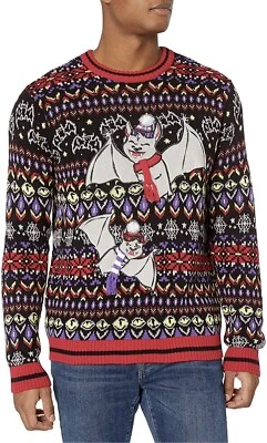 Blizzard Bay Para hombres Feo Gótico Navidad Suéter Murciélagos ~ Talla MEDIANA Hallowe'en Foto 1 de 4