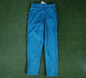 WOMEN'S SMALL TALL NIKE DRI-FIT TOUR GOLF PANTS TEAL, NWT - Picture 1 of 6