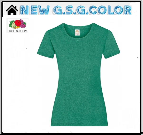 Camiseta Mujer T-Shirt Ladies Valueweight T 100% Algodón Fruit Of The Loom - Imagen 1 de 1