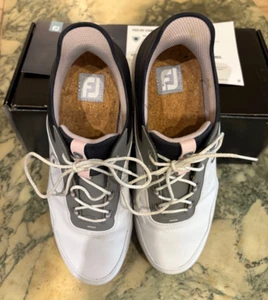 Damen Golfschuhe Footjoy Stratos - weiß/hellgrau - EUR42/US10 - Weite Medium - Bild 1 von 8