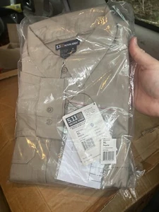 5.11 Tactical Series Shirt. Langarm Herren Größe L. Beige/Khaki. #72157. - Bild 1 von 7