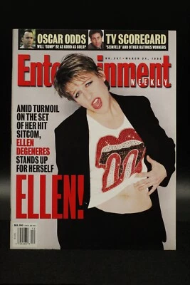 Entertainment Weekly #267 Mar 24 1995 Ellen DeGeneres Leonardo DiCaprio NM - Image 1 of 3