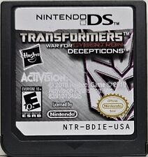 Transformers: War for Cybertron Decepticons (Nintendo DS, 2010) FREE SHIP 🇨🇦 