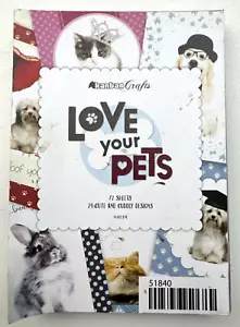Kanban Crafts Love Your Pets 72 Sheets 24 Designs 160gsm NEW - Picture 1 of 7