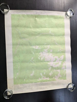 Mapa Topográfico USGS De Colección 1981 ~ Woodrow West Virginia Monongahela Natl Forest 22" x 27" Foto 1 de 4