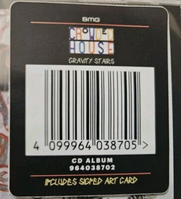 CROWDED HOUSE - Gravity Stairs Cd Includes HAND SIGNED Art Card - Image 1 of 3