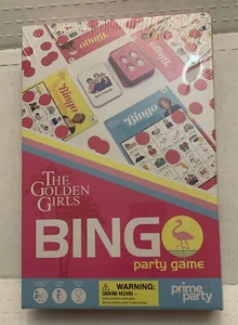 Golden Girls Deluxe Bingo Party Game for 16 – Golden Girls Party Brand New - Picture 1 of 6