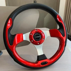 Universal Rennwagen Rennlenkräder PU 13 Zoll 320mm Driften Sportlenkung - Bild 1 von 22