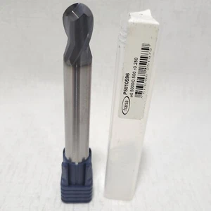 Fraisa P5810596 Kugelschaftfräser: 0,5 Zoll Durchmesser, 2 Flöten, 4 Zoll Vollhartmetall einseitig  - Bild 1 von 4