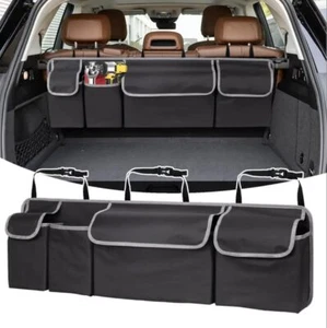 AMRSLLC 1pc Multifunctional Oxford Cloth Car Rear Row Luggage Storage Bag, Folda - Picture 1 of 6