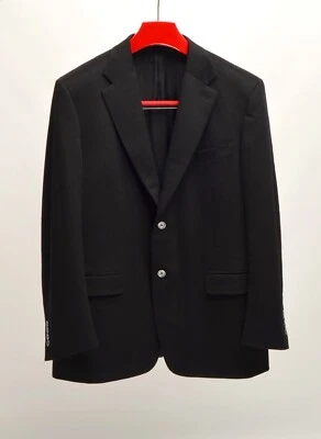 Men's CANALI 1934 Black Wool/Cashmere 2Btn Blazer EU 56R / UK,US 46R Drop 6 - Image 1 of 4