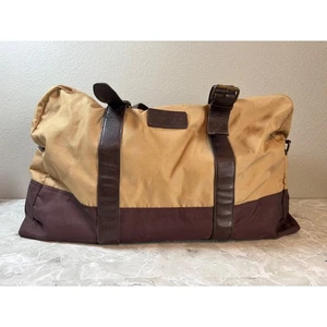 Tommy Bahama Reisetasche Fitnessstudio Weekender braun Lederbesatz Canvas XL - Bild 1 von 15