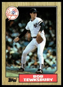 1987 Topps Bob Tewksbury Rookie New York Yankees #254 - Picture 1 of 2