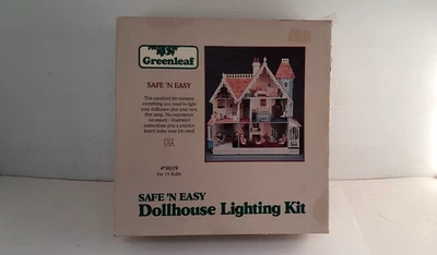 VINTAGE GREENLEAF #9019 SAFE'N EASY DOLLHOUSE LIGHTING KIT, NIB - Image 1 of 4