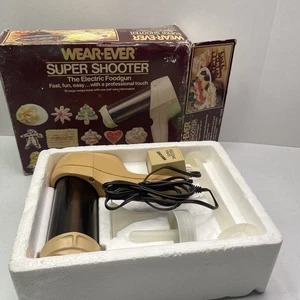 Vintage Wear-Ever Super Shooter Elektrische Kekspresse Die Elektrische Lebensmittelpistole - Bild 1 von 4